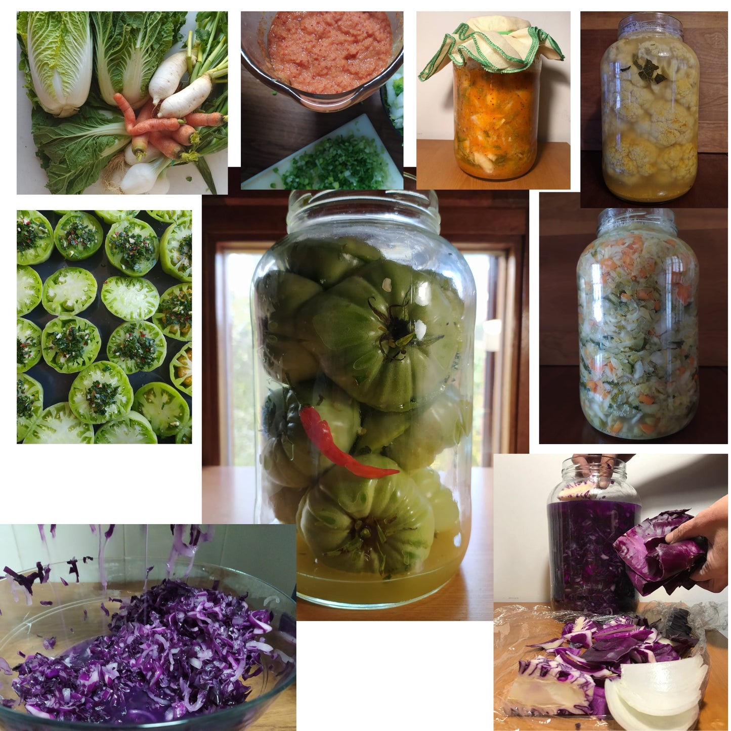 Tarro de Cristal Grande, Para Fermentación Vegetal